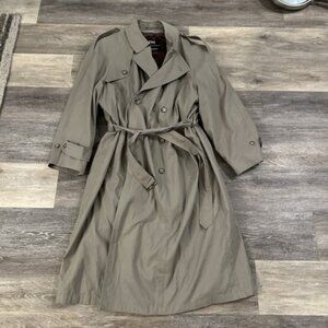 Vintage London Fog Double-Breasted Belted Trench 42R